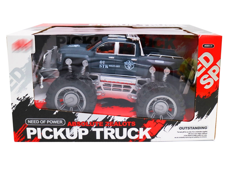 FRICTION CAR，ARMY YELLOW/ARMY BLUE - HP1142536