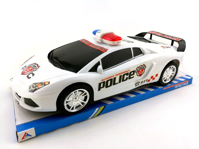 FRICTION POLICE CAR,BLUE/WHITE - HP1142573