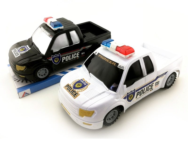 FRICTION POLICE CAR,BLACK/WHITE - HP1142575