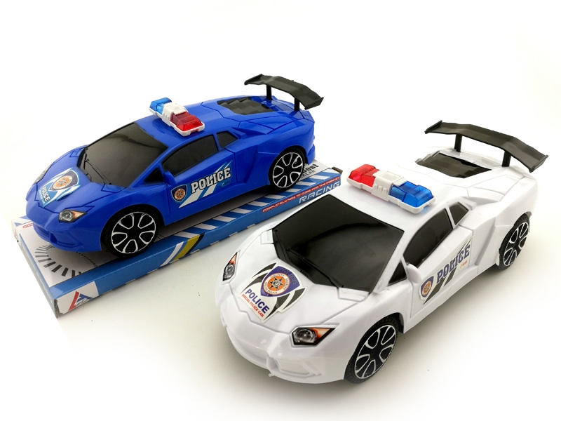 FRICTION POLICE CAR,BLUE/WHITE - HP1142581