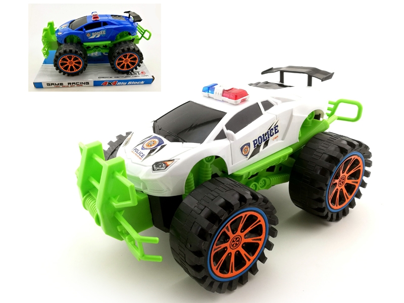 FRICTION POLICE CAR,BLUE/WHITE - HP1142582