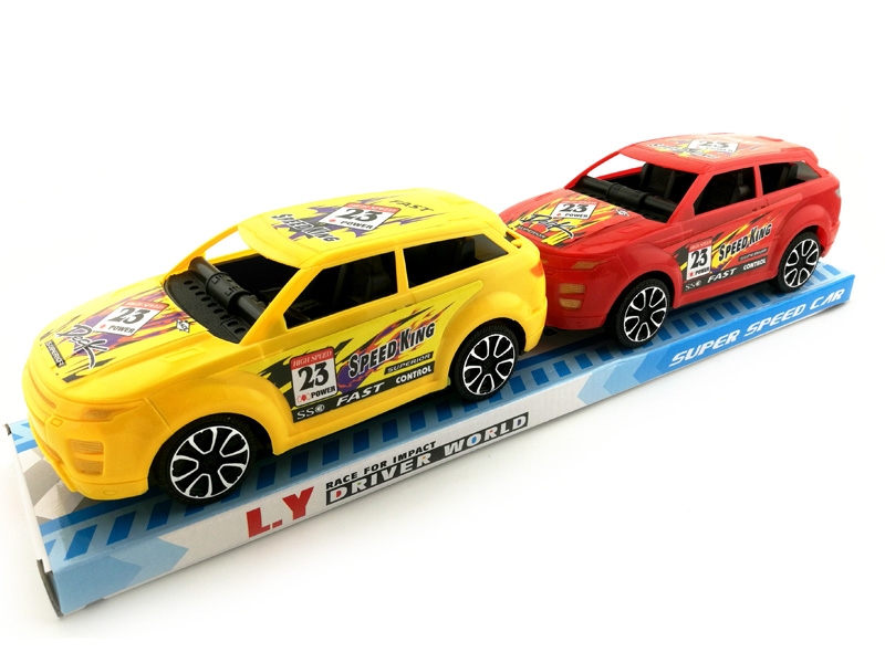 FRICTION CAR,2PCS,RED/YELLOW - HP1142588