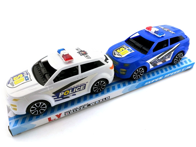 FRICTION POLICE CAR,BLUE/WHITE - HP1142590