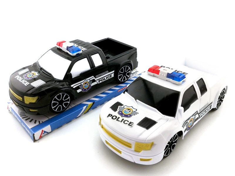FRICTION POLICE CAR,BLACK/WHITE - HP1142594
