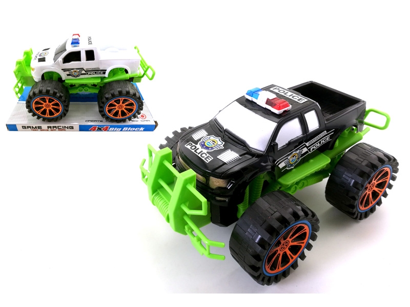 FRICTION POLICE CAR,BLACK/WHITE - HP1142595