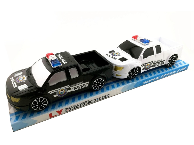 FRICTION POLICE CAR,BLACK/WHITE - HP1142596