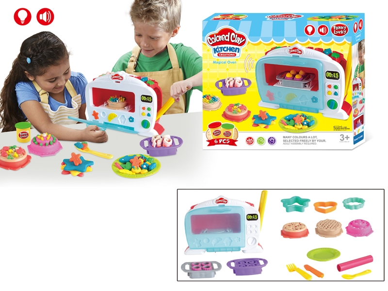 B/O MICROWAVE OVEN W/PLAY DOUGH - HP1142750