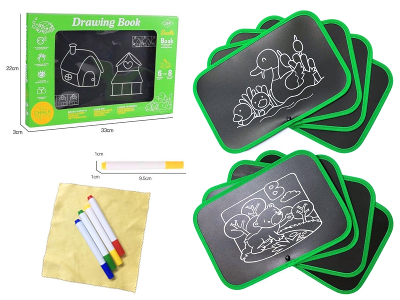 DRAWING BOARD W/4PCS COLOUR PEN & CLOTH - HP1143113