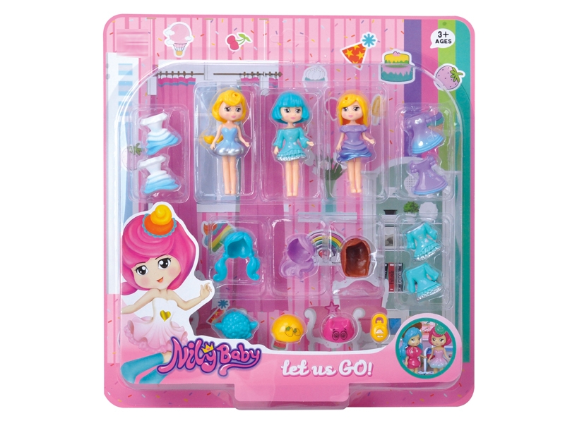 DOLL PLAY SET，DOLLS ARE RANDOMLY MATCHED - HP1143139