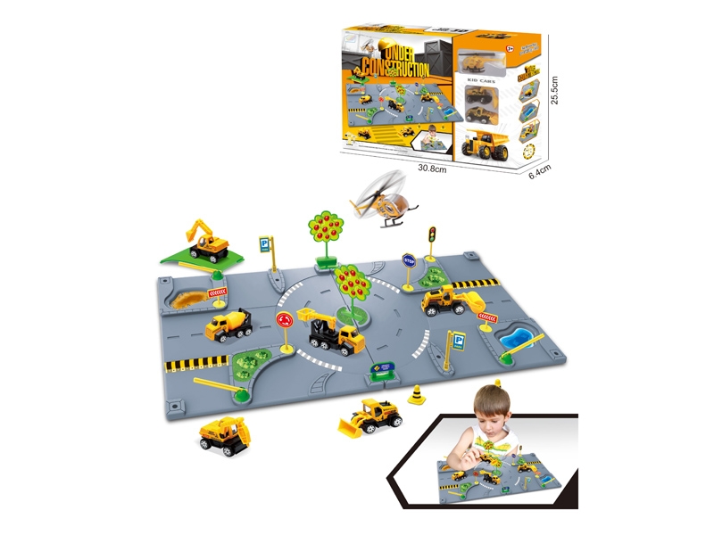 PARKING LOT W/2PCS FREE WAY CAR & 1PCS PLANE - HP1143389