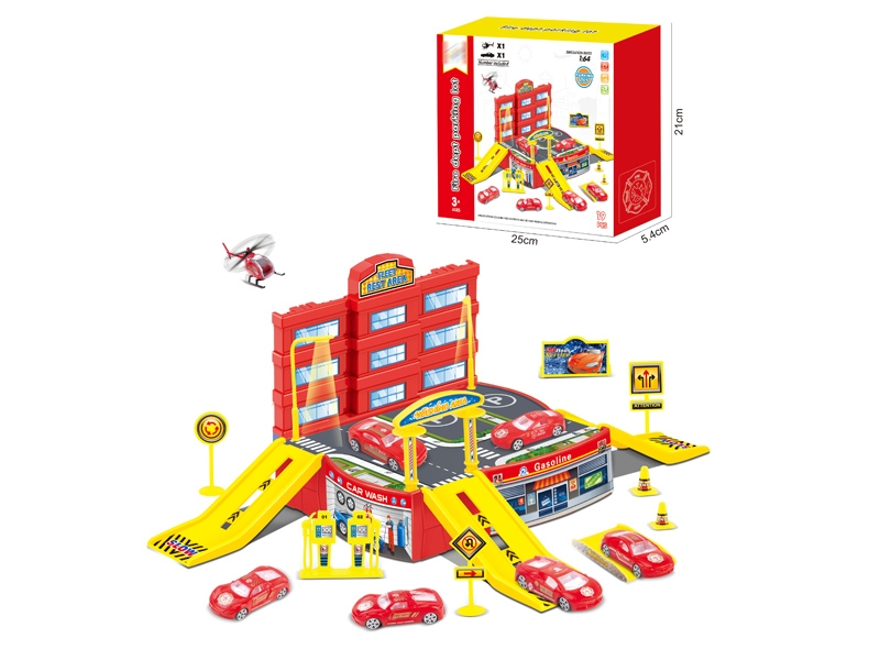 PARKING LOT W/1PCS FREE WAY CAR & 1PCS PLANE - HP1143394