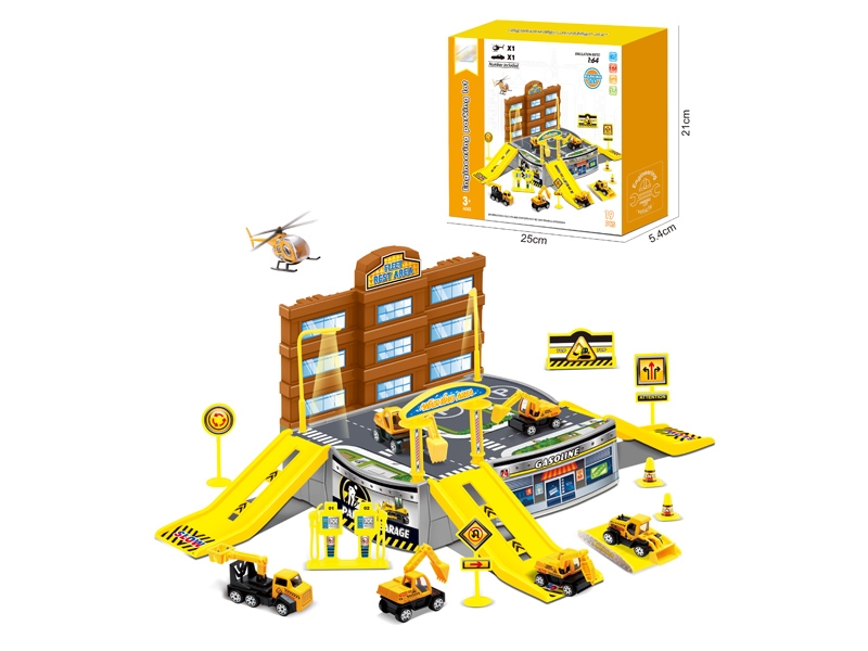 PARKING LOT W/1PCS FREE WAY CAR & 1PCS PLANE - HP1143395