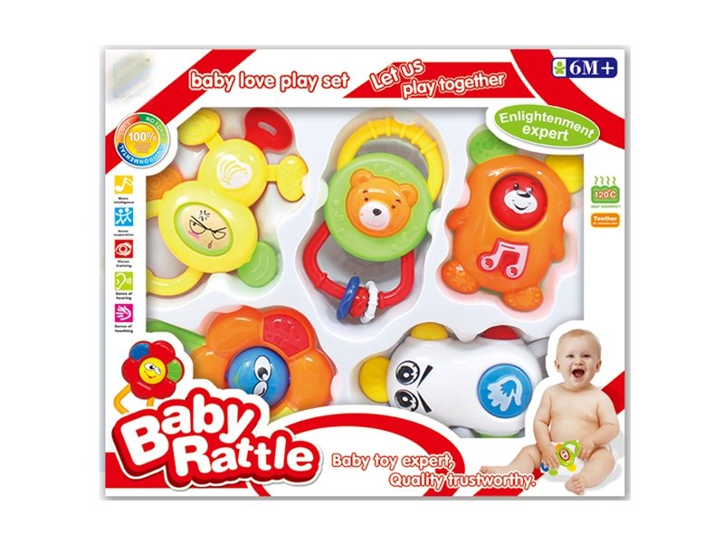 BABY RATTLE 5PCS - HP1143526