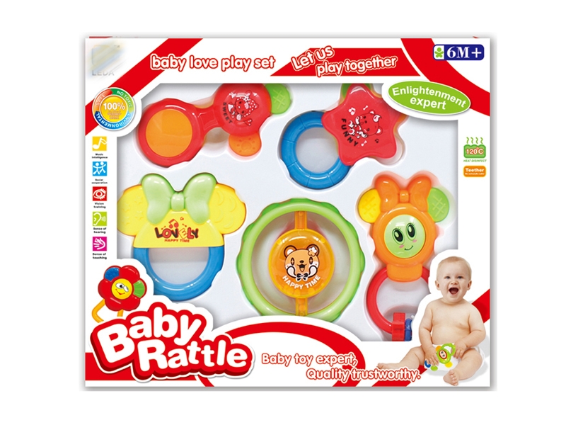 BABY RATTLE 5PCS - HP1143528