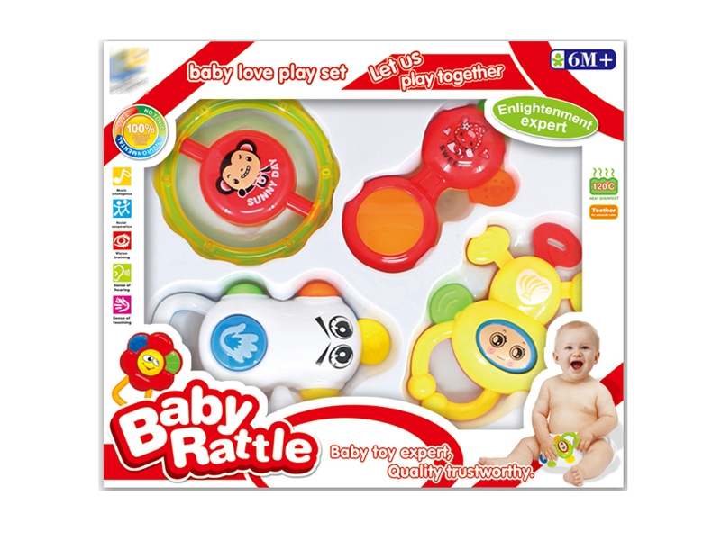 BABY RATTLE 4PCS - HP1143530