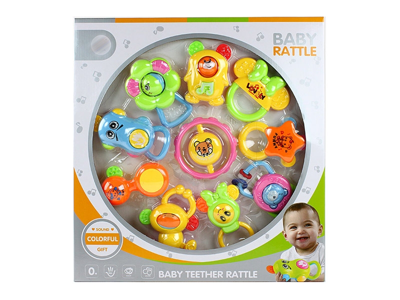 BABY RATTLE 10PCS - HP1143552