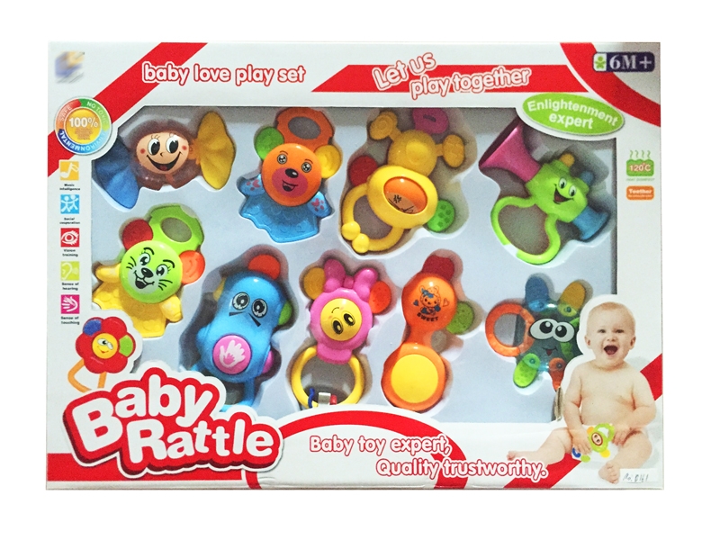 BABY RATTLE 9PCS - HP1143557