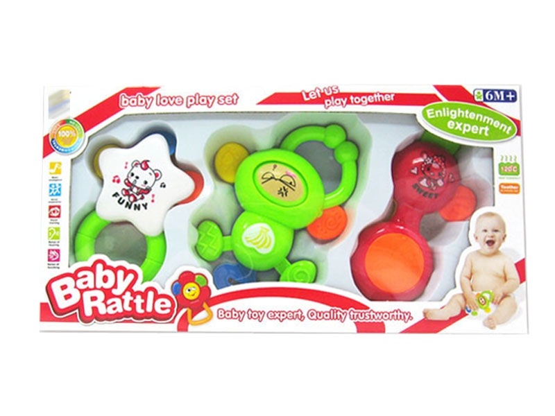 BABY RATTLE 3PCS - HP1143565