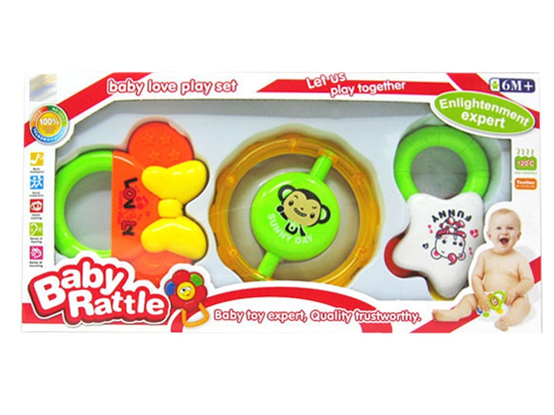 BABY RATTLE 3PCS - HP1143566