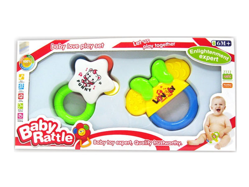 BABY RATTLE 2PCS - HP1143570