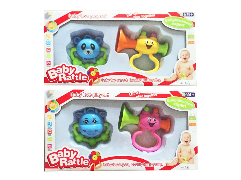 BABY RATTLE 2PCS,2ASST - HP1143574