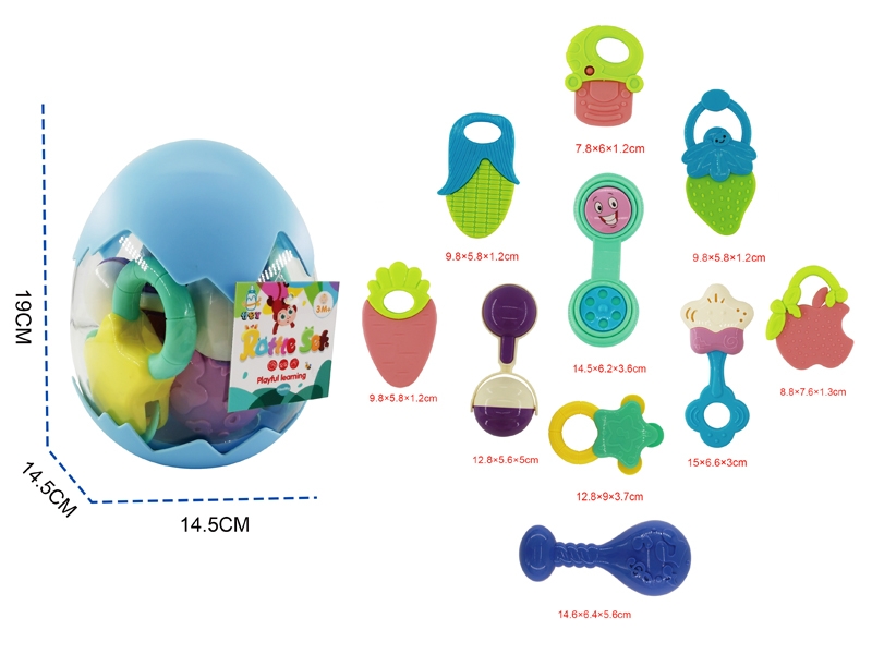 BABY RATTLE 10PCS - HP1143598