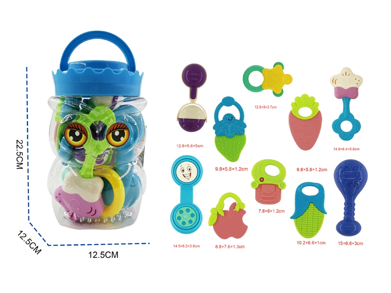 BABY RATTLE 10PCS - HP1143600