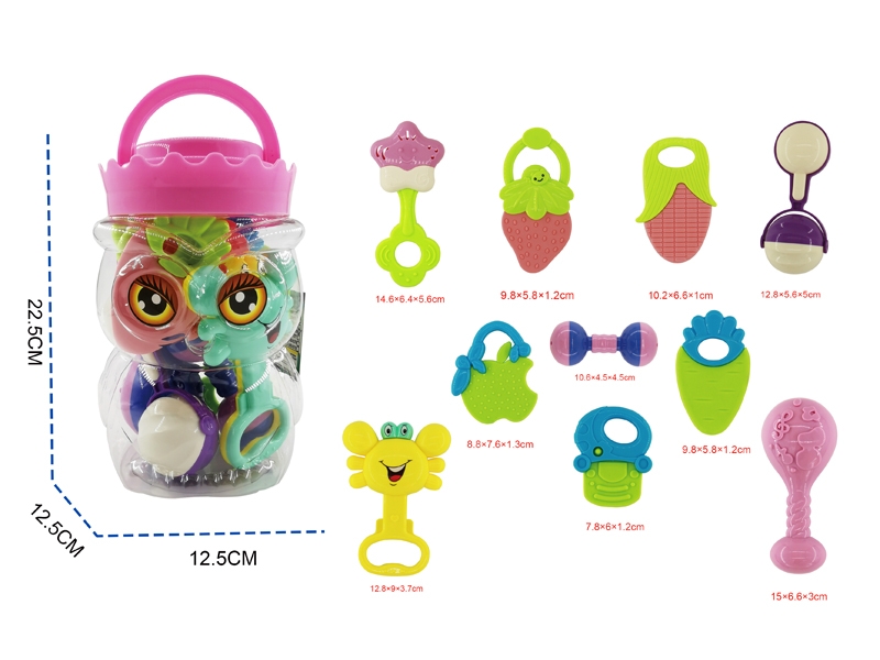 BABY RATTLE 10PCS - HP1143601