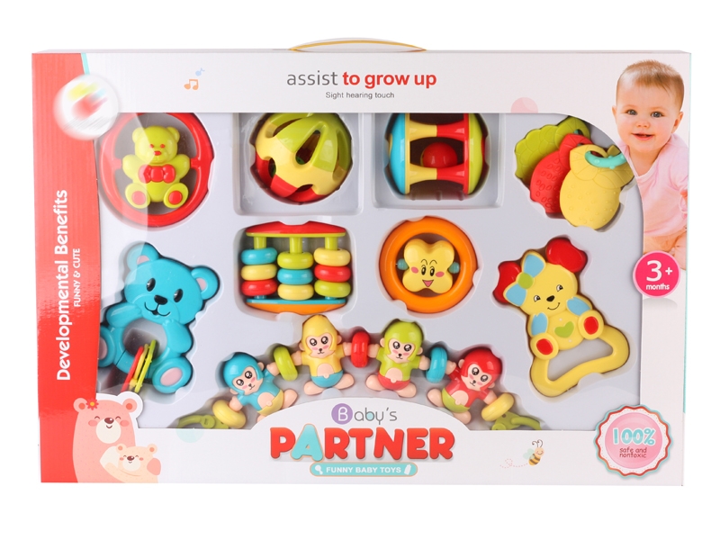 BABY RATTLE 9PCS - HP1143629