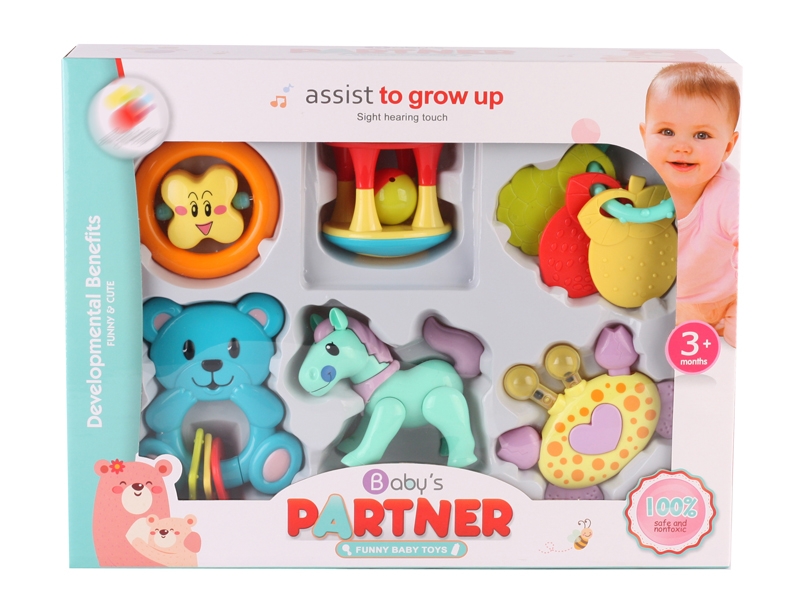 BABY RATTLE 6PCS - HP1143631