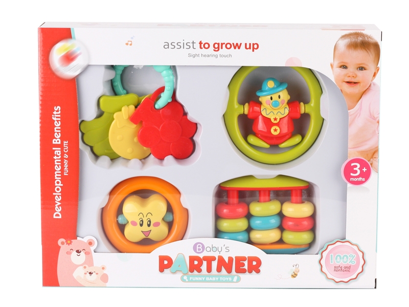 BABY RATTLE 4PCS - HP1143632