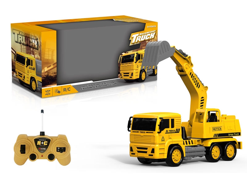 4 FUNCION R/C CONSTRUCTION CAR W/LIGHT,NOT INCLUDED BATTERY - HP1143672