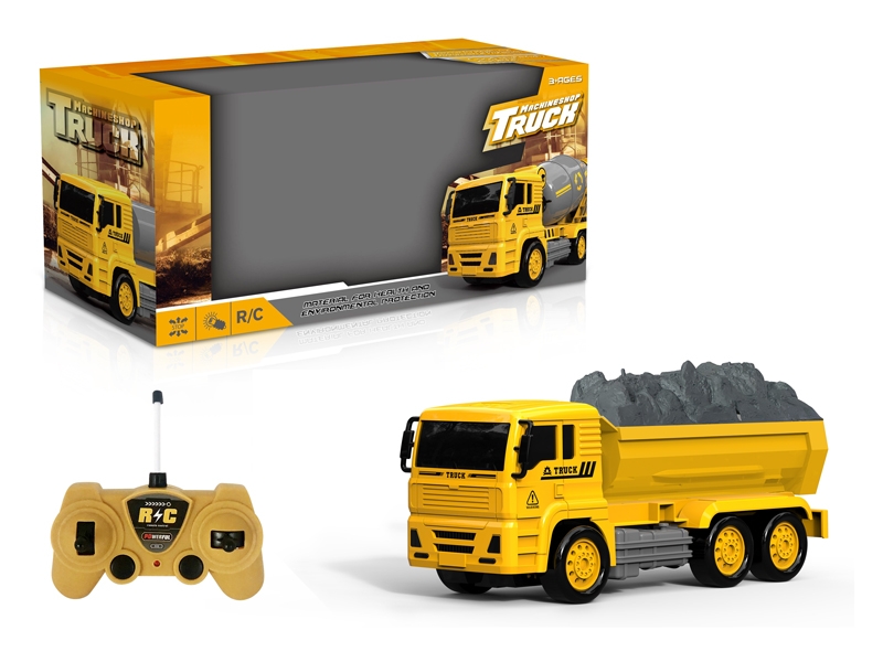 4 FUNCION R/C CONSTRUCTION CAR W/LIGHT,NOT INCLUDED BATTERY - HP1143675