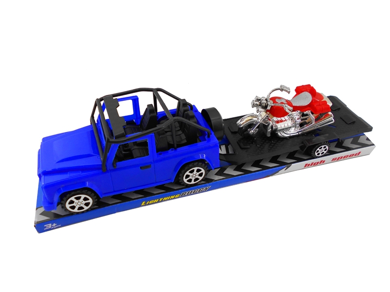 FRICTION CAR W/MOTORCYCLE - HP1144166