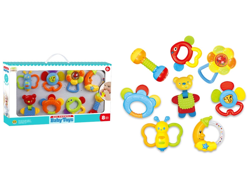 BABY RATTLE SET 8PCS - HP1144378