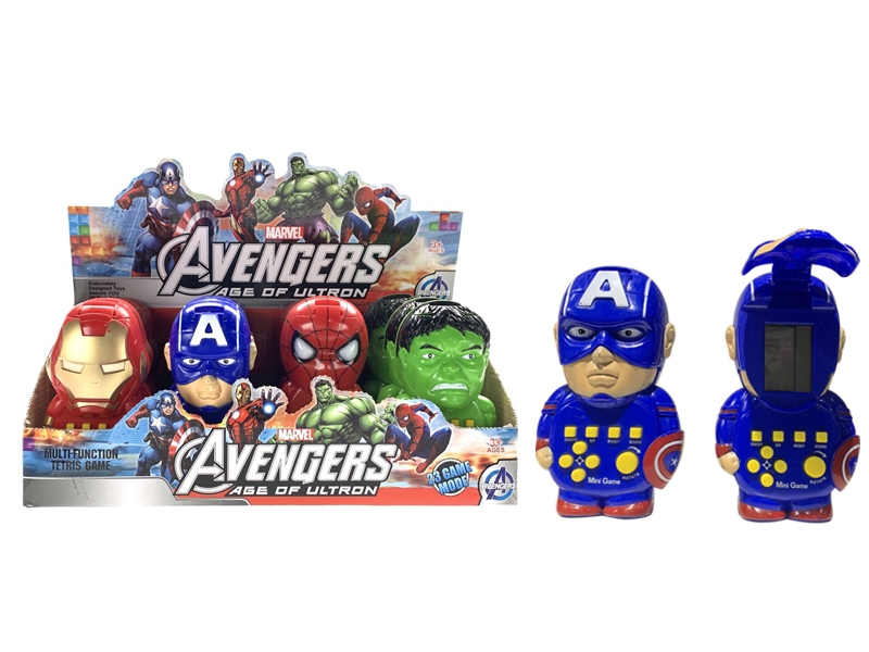 B/O BRICK GAME 4ASST,12PCS/DISPLAY BOX - HP1145133