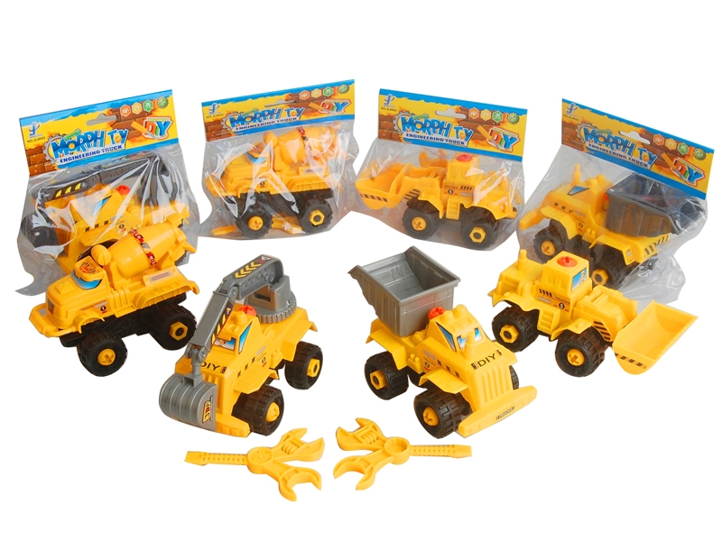 DIY FRICTION CONSTRUCTION CAR 4ASST - HP1145493