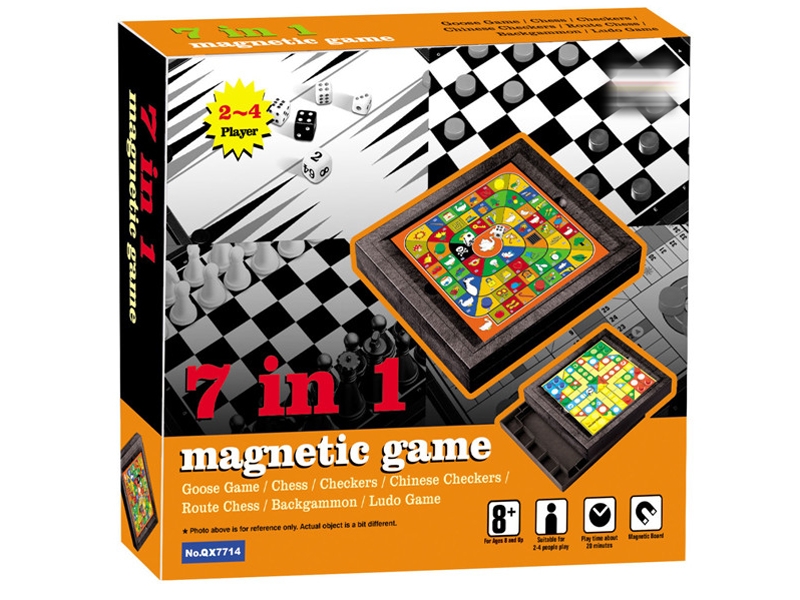 7 IN 1 MAGNETIC CHESS GAME(RUSSIAN) - HP1145513