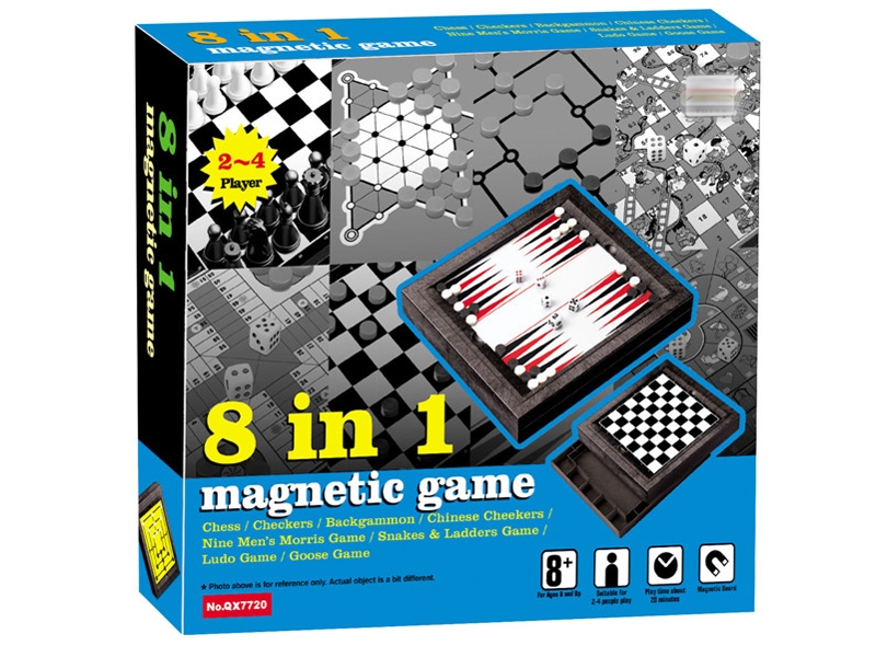 8 IN 1 MAGNETIC CHESS GAME (RUSSIAN) - HP1145514