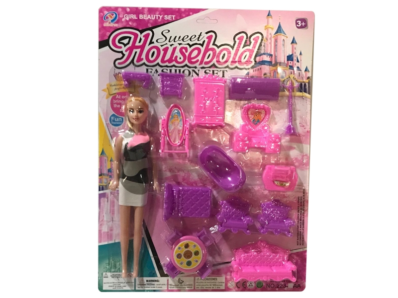 FURNITURE SET W/DOLL - HP1145515