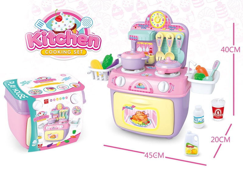 MICROWAVE OVEN W/KITCHEN SET - HP1145520