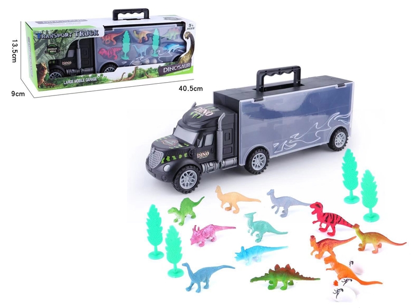 FREE WAY TRUCK W/10PCS DINOSAUR & ACCESSORIES - HP1145695