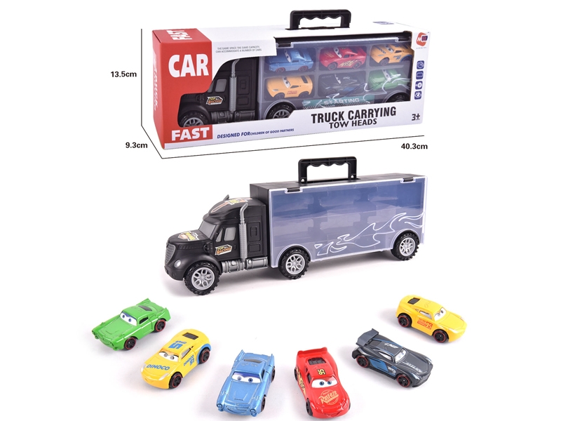 FREE WAY TRUCK W/6PCS FREE WAY CAR & ACCESSORIES - HP1145703