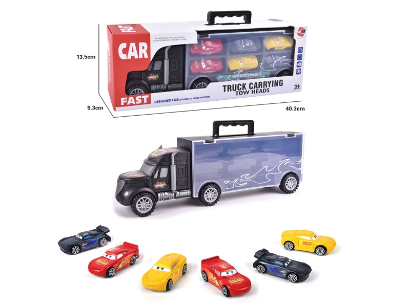 FREE WAY TRUCK W/6PCS FREE WAY CAR & ACCESSORIES - HP1145709