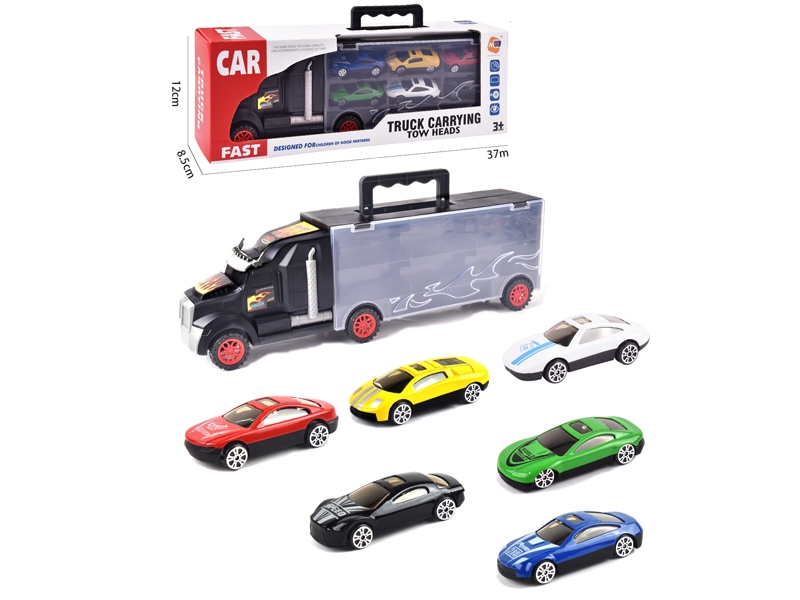 FREE WAY TRUCK W/6PCS FREE WAY DIE CAST CAR & ACCESSORIES - HP1145726
