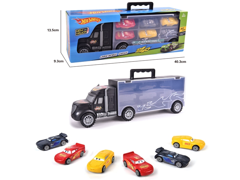 FREE WAY TRUCK W/6PCS FREE WAY CAR & ACCESSORIES - HP1145776