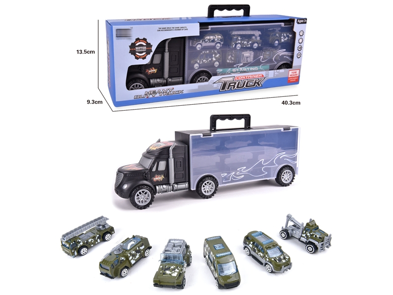 FREE WAY TRUCK W/6PCS FREE WAY DIE CAST CAR & ACCESSORIES - HP1145790