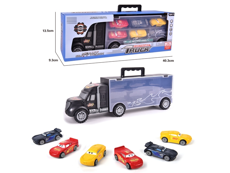 FREE WAY TRUCK W/6PCS FREE WAY CAR & ACCESSORIES - HP1145791