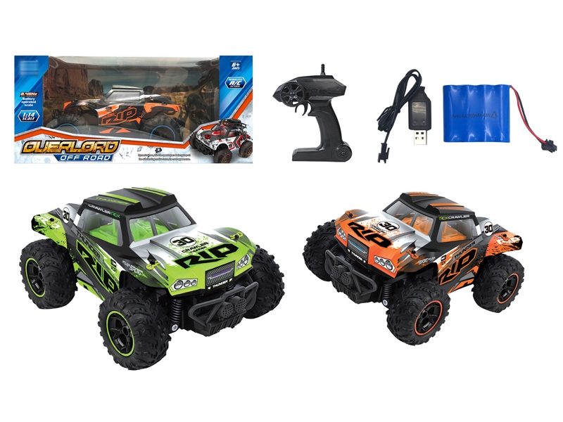 1:14 2.4G R/C 4 CHANNELS CAR (INCLUDED BATTERY & USB CABLE) - HP1146349