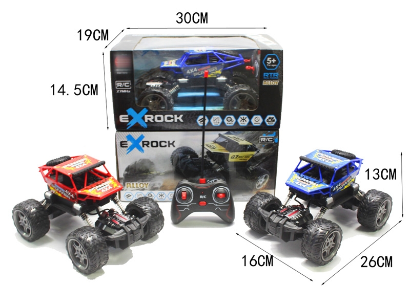1:16 4 FUNCTION R/C CAR,RED/BLUE - HP1146396